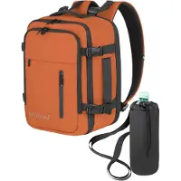 Normani Mochila 'Nikaho' naranja / negro / blanco