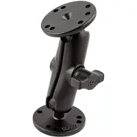 National Products Brazo De Pivote único Universal Double Ball Mount With Two Round Plates B Size Medium