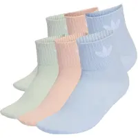 Adidas Calcetines 'Mid Ankle 6 Pairs' azul pastel / menta / rosa