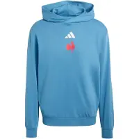 Adidas Camiseta deportiva 'FFR' azul oscuro / naranja neón / blanco