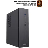 CoolBox Caja Torre Pc Slim T370 Fte 300w