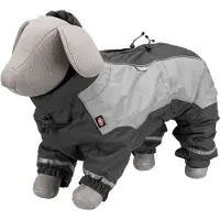 Trixie Chaqueta para perros , modelo Helsinki, color gris, talla 50 cm, color gris, talla 50 cm