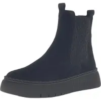Gabor Botines con cordones 'Schnürstiefel Damen 73-540-17 Echtleder in schwarz' negro