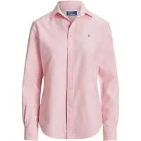 Ralph Lauren para mujer. 211891377002 Camisa oxford Slim rosa (40), Casual, Algodón, Clásico, Manga larga, outlet 202