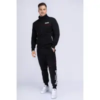 Lonsdale Ropa para correr 'Geddington' rojo sangre / negro / blanco