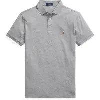 Ralph Lauren para hombre. 710713130007 Polo Custom Slim Fit de algodón suave gris (XL), Casual, Manga corta, outlet 2