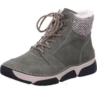 Rieker Botines con cordones beige / marrón / caqui