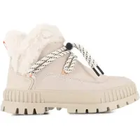 Palladium Botines con cordones 'Pallashock Lo Hiver' crema / negro