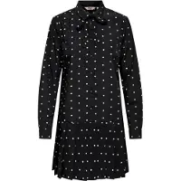 ONLY Vestido 'ONLMARGON' negro / blanco