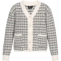 Usha Cárdigan negro / offwhite
