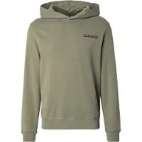 Napapijri Sudadera 'BUSEE' verde claro / naranja oscuro / negro / blanco