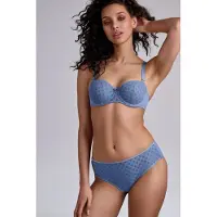 Marlies Dekkers Snowflake Powder Blue Balcony Bra Talla: 75C | Brasieres Outlet | Mujer | Azul