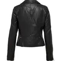 ONLY Cazadora de cuero ONLGEMMA mujer - Negro - FR 38