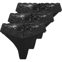 ONLY Tanga 'ONLChloe' negro