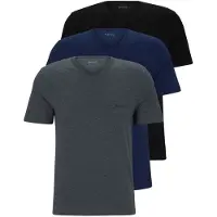 BOSS para hombre. 50475285 Pack 3 Camisetas Classic negro, marino, gris (XL), Homewear, Algodón, Manga corta, outlet 2026.