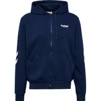 Hummel Sudadera con cremallera 'Legacy 2.0' genciana / blanco
