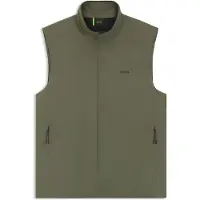 BOSS para hombre. 50551055 Chaleco Lite X verde (S), Casual, Poliamida, outlet 2026.