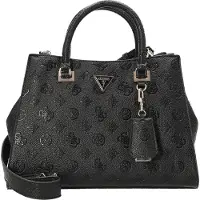 GUESS Bolso de mano 'Cresidia Ii Society Satchel' negro