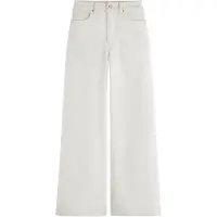 Scotch & Soda The Wave Wide Leg Jeans Faded White Talla: W24L32 | Vaqueros Outlet | Mujer | Blanco