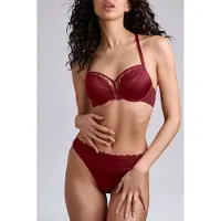 Marlies Dekkers Carita Cabernet Red And Lace Push Up Bra Talla: 70D | Brasieres Outlet | Mujer | Rojo