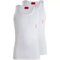 HUGO Camiseta térmica rosa / blanco