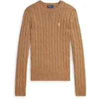 Ralph Lauren para mujer. 211971795002 Jersey de nudos marrón (XXS), Casual, Algodón, outlet 2026.