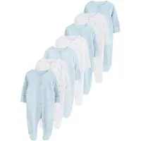 Next Pijama camelo / azul / blanco
