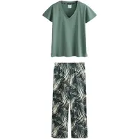Next Pijama beige / gris / caqui
