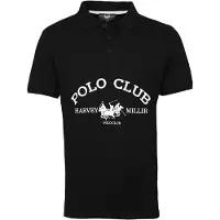Harvey Miller Camiseta negro / blanco