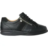 Ganter Zapatos con cordón 'Schnürschuh Herren 9256767 0100 Echtleder in schwarz' negro
