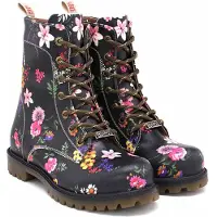 Goby Botas con cordones mezcla de colores