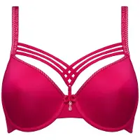 Marlies Dekkers Dame De Paris Azalea Red Plunge Bra Talla: 80D | Brasieres Outlet | Mujer | Rojo