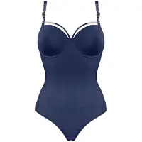 Marlies Dekkers Morana Dark Sky Blue Plunge Balcony Body Talla: 85F | Brasieres Outlet | Mujer | Azul