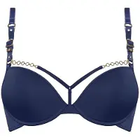 Marlies Dekkers Morana Dark Sky Blue Push Up Bra Talla: 70B | Brasieres Outlet | Mujer | Azul