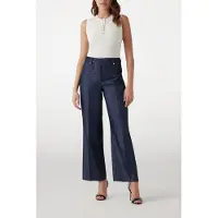 Guess Marciano By Greta Straight Pant Dark Blue Talla: W46L34 | Pantalones Formales Outlet | Mujer | Azul