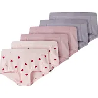 Name it - Kid's Hipster 6-Pack - Pantalones interiores size 98, fucsia