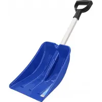 Prosperplast Pala para nieve con mango telescópico, ideal para el coche – Everest, longitud ajustable de 68,5 a 82 cm