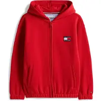 Tommy Hilfiger Sudadera con cremallera 'Heritage' marino / rojo / blanco