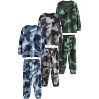 Next Pijama azul / gris / verde oscuro