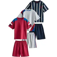 Next Pijama azul / navy / gris / rojo / blanco