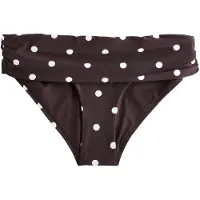 Next Braga de bikini crema / marrón oscuro