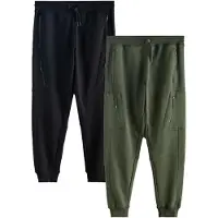 Next Pantalón verde oscuro / negro