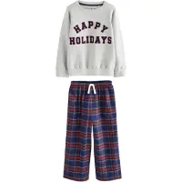 Next Pijama navy / gris / rojo