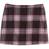Next Falda marrón oscuro / rosa / blanco
