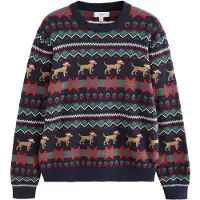 Next Jersey navy / marrón claro / verde / rojo