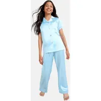Lipsy Pijama azul cielo / blanco