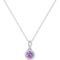 Rafaela Donata Cadena lila / plata / transparente