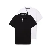 Tom Tailor Camiseta negro / blanco
