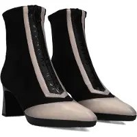 Hispanitas para mujer. BHI254186 Botines de Piel Soho negro (40), 5 a 8cm, Cremallera, Casual, outlet 2026.