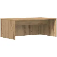 vidaXL Mesa de pared, estilo artesanal, roble, material compuesto de madera, 80 x 45 x 30 cm